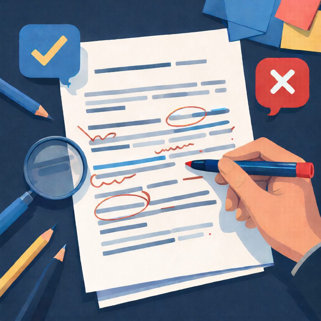 文章校正のイメージ画像