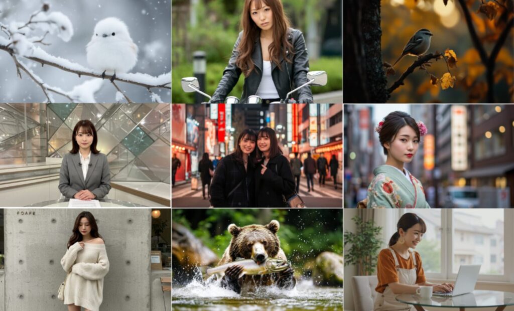 生成AIで作成したリアル画像