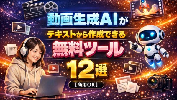 動画生成AIがテキストから作成できる無料ツール12選【商用OK】
