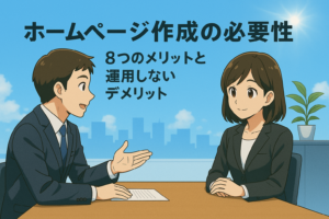 ホームページ作成の必要性｜8つのメリットと運用しないデメリット