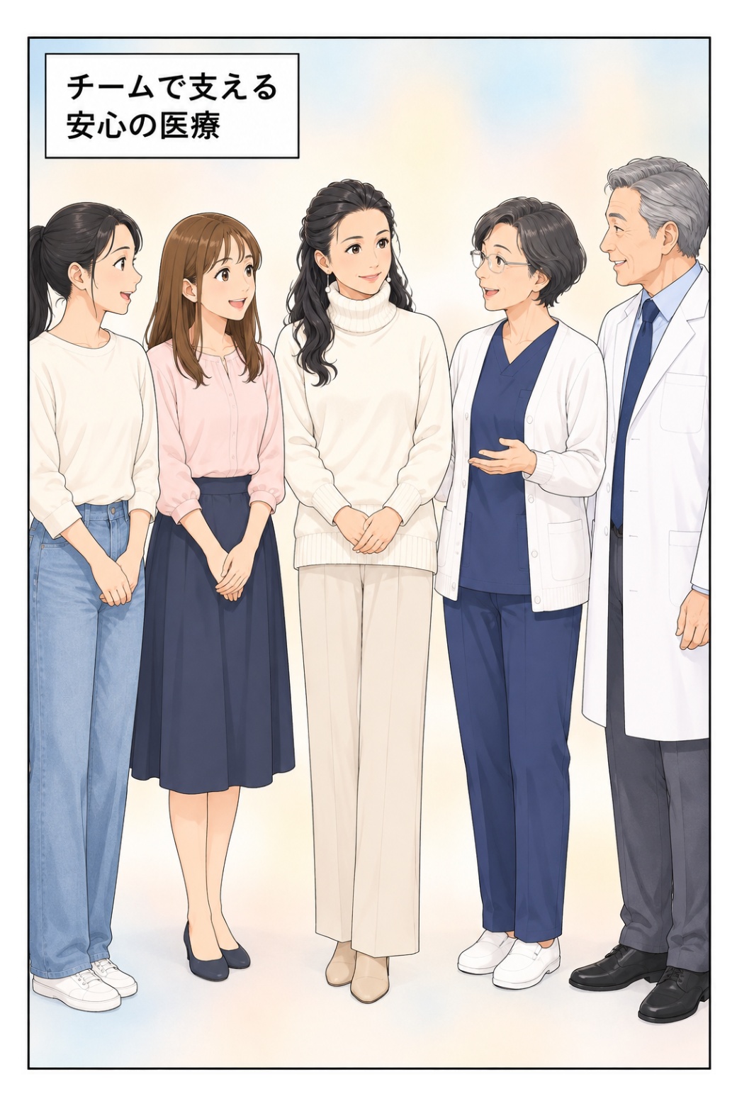 検診を受けやすい未来を描いた啓発漫画 13
